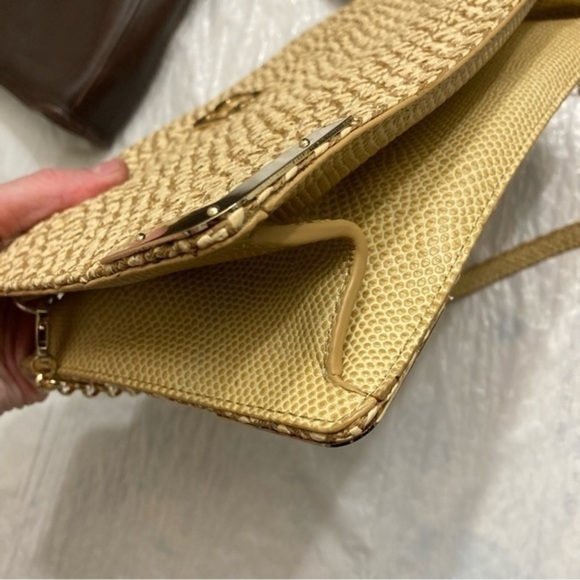 Eric javits wicker and metal bag rare - Picture 5 of 8